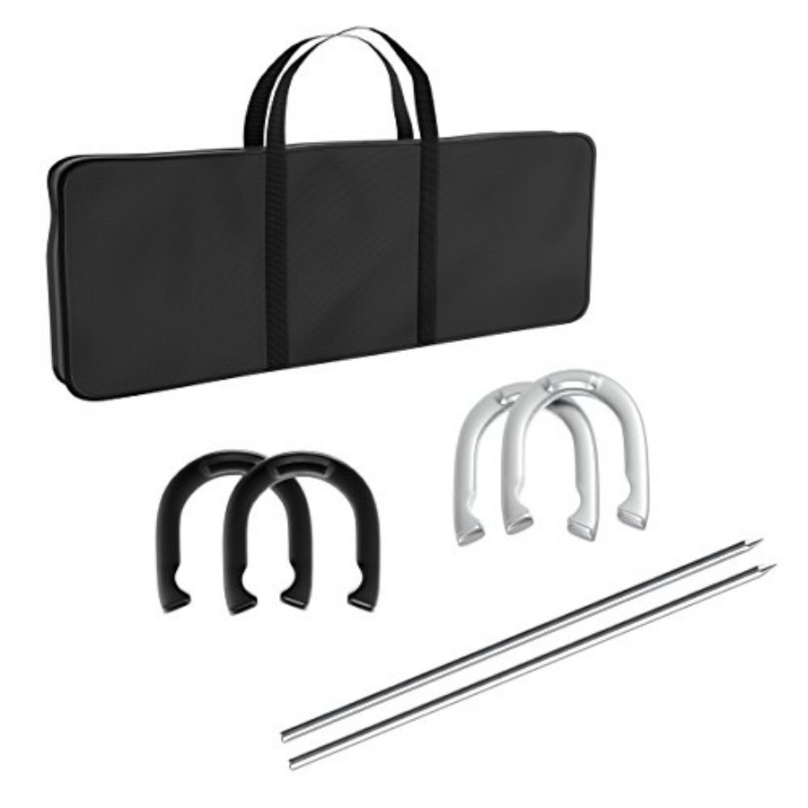 Horseshoe Game Set - Professional Grade Horseshoe Set - Heavy-Duty