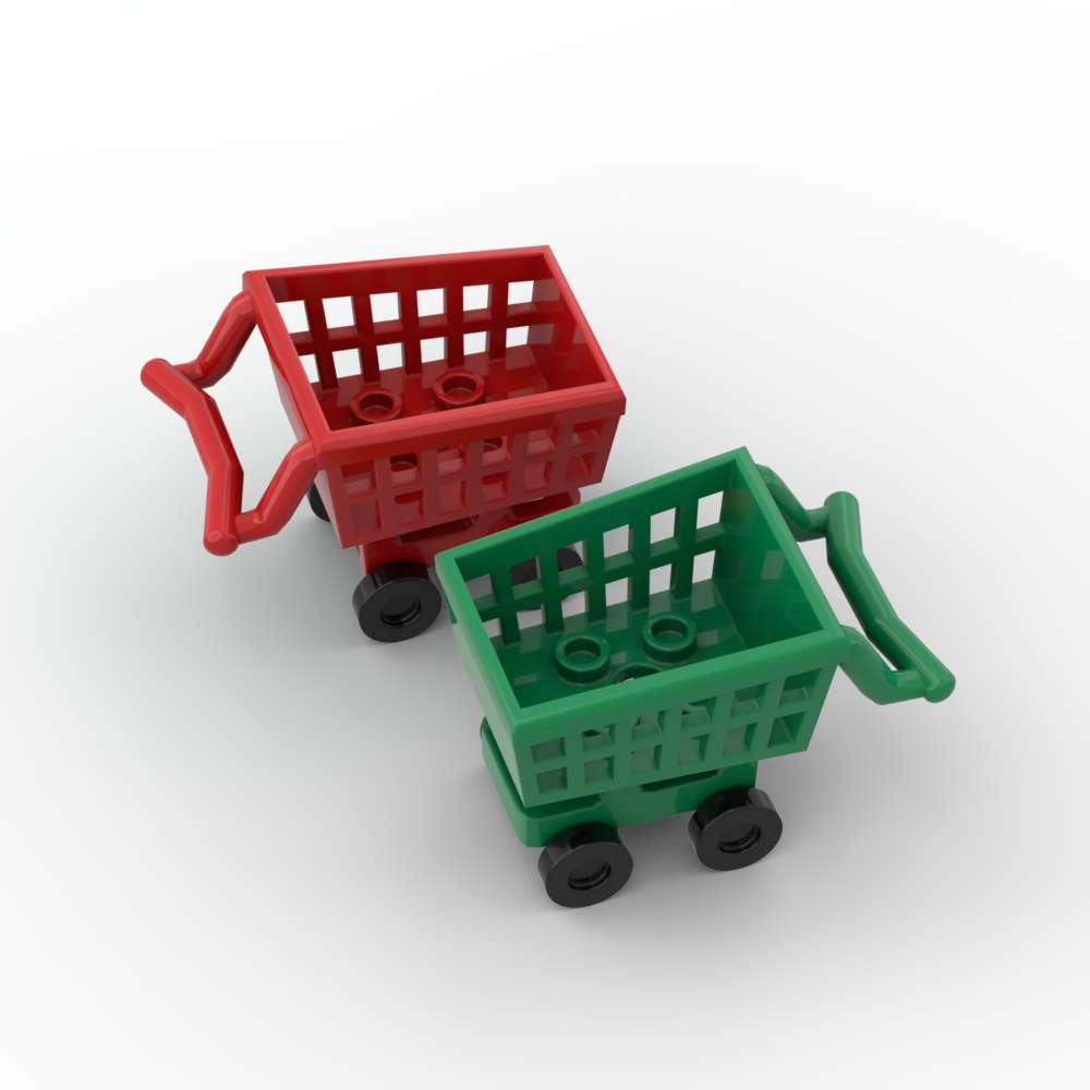 Horseshoe Game Set - MOC 1PCS 49649 2496 41362 Wheelbarrow