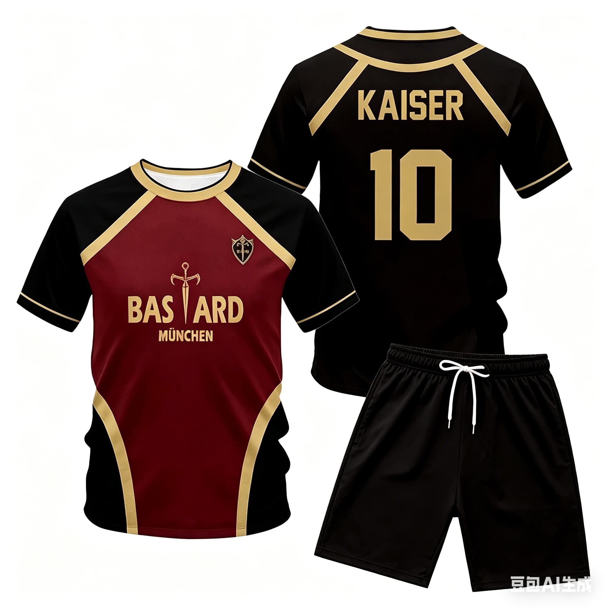 Sports Equipment Jersey - Anime Kaiser Jersey Set Japanese Anime