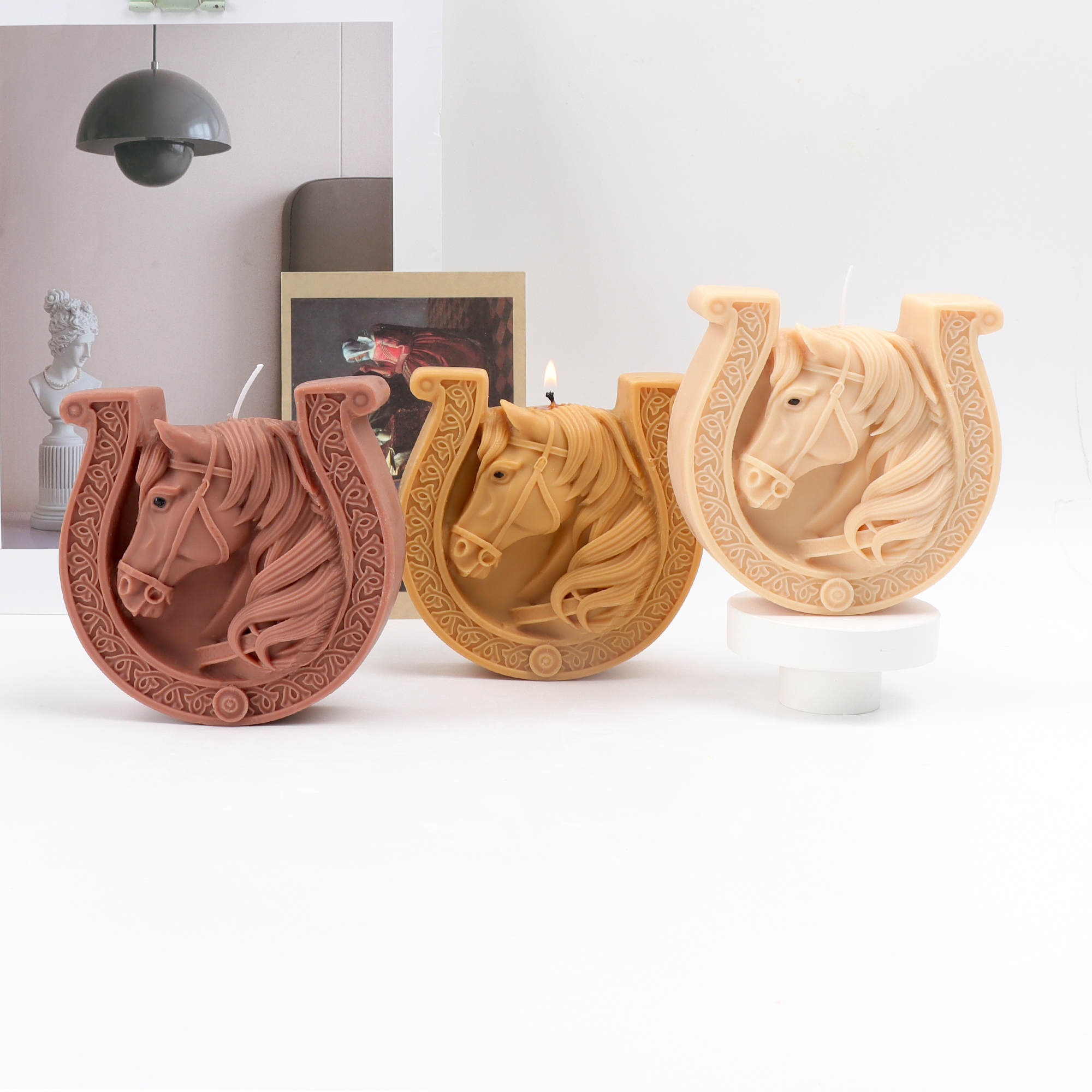 Horseshoe Game Set - Horseshoe silicone mold horseshoe with horse