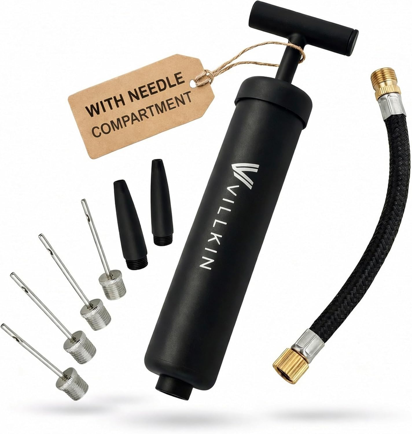 Ball Pump with Needle Storage  - Basketball Pump Needle avis et prix