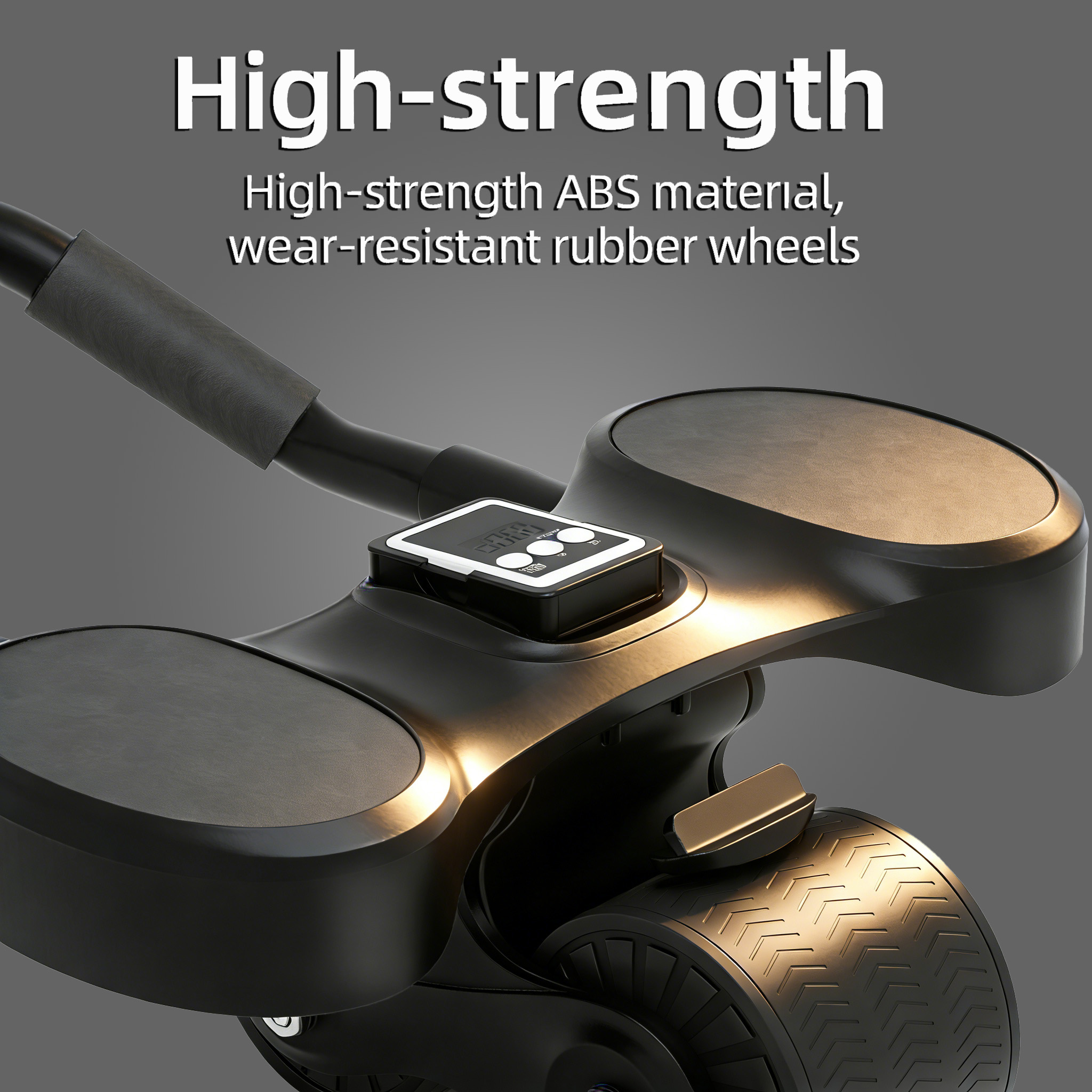 2-Wheels Ab Roller with LCD –  - Sports Equipment List avis et prix