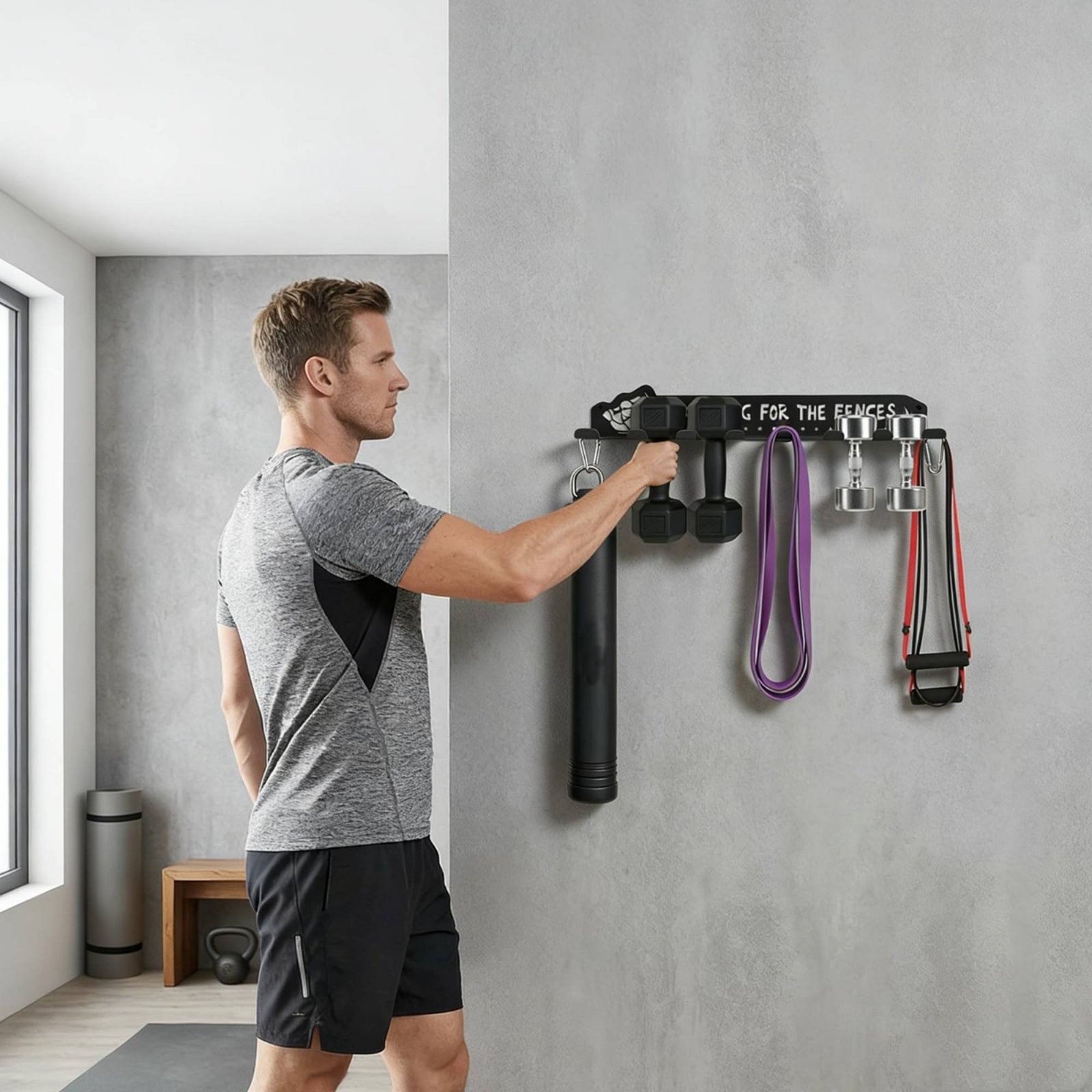8 Hook Sports Equipment Rack H - Sports Equipment Rack avis et prix