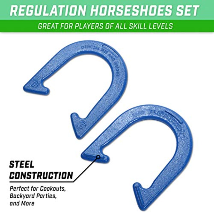 Steel Horseshoes Outdoor Game  - Horseshoe Game Set avis et prix