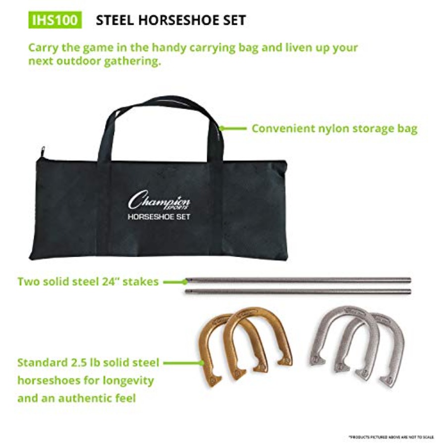 Horseshoe Set: Traditional Out - Horseshoe Game Set avis et prix