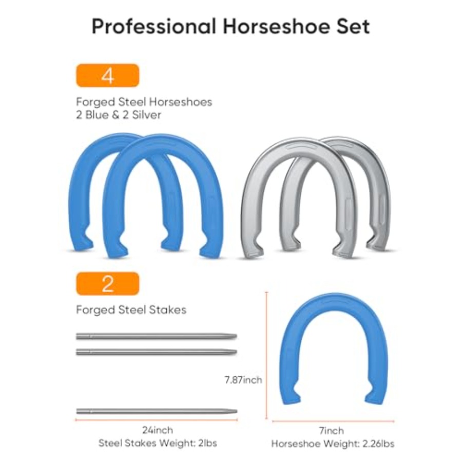 Horseshoe Outdoor Game Set Hor - Horseshoe Game Set avis et prix