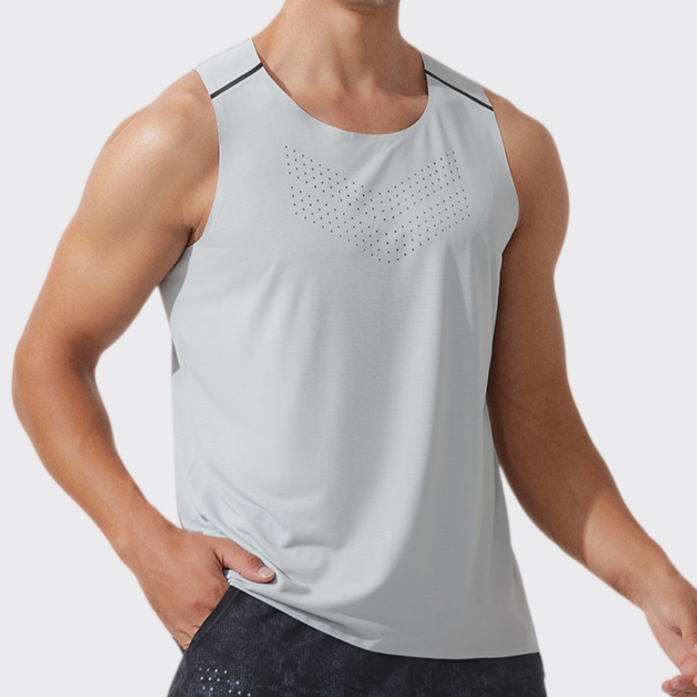 Men Gym Vest Quick Dry Running - Sports Equipment Logo avis et prix