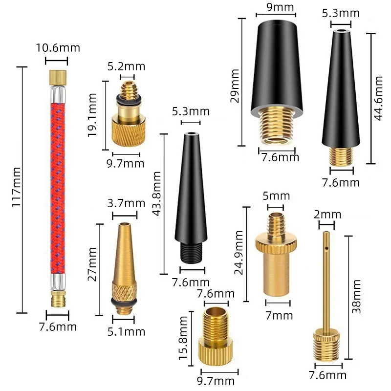 21/30Pcs Bicycle Tire Inflator - Basketball Pump Needle avis et prix