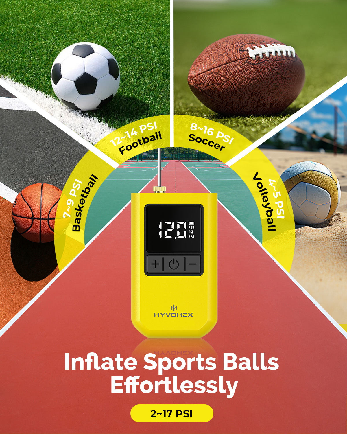 New HYVOHEX P100 Electric Ball - Basketball Pump Needle avis et prix