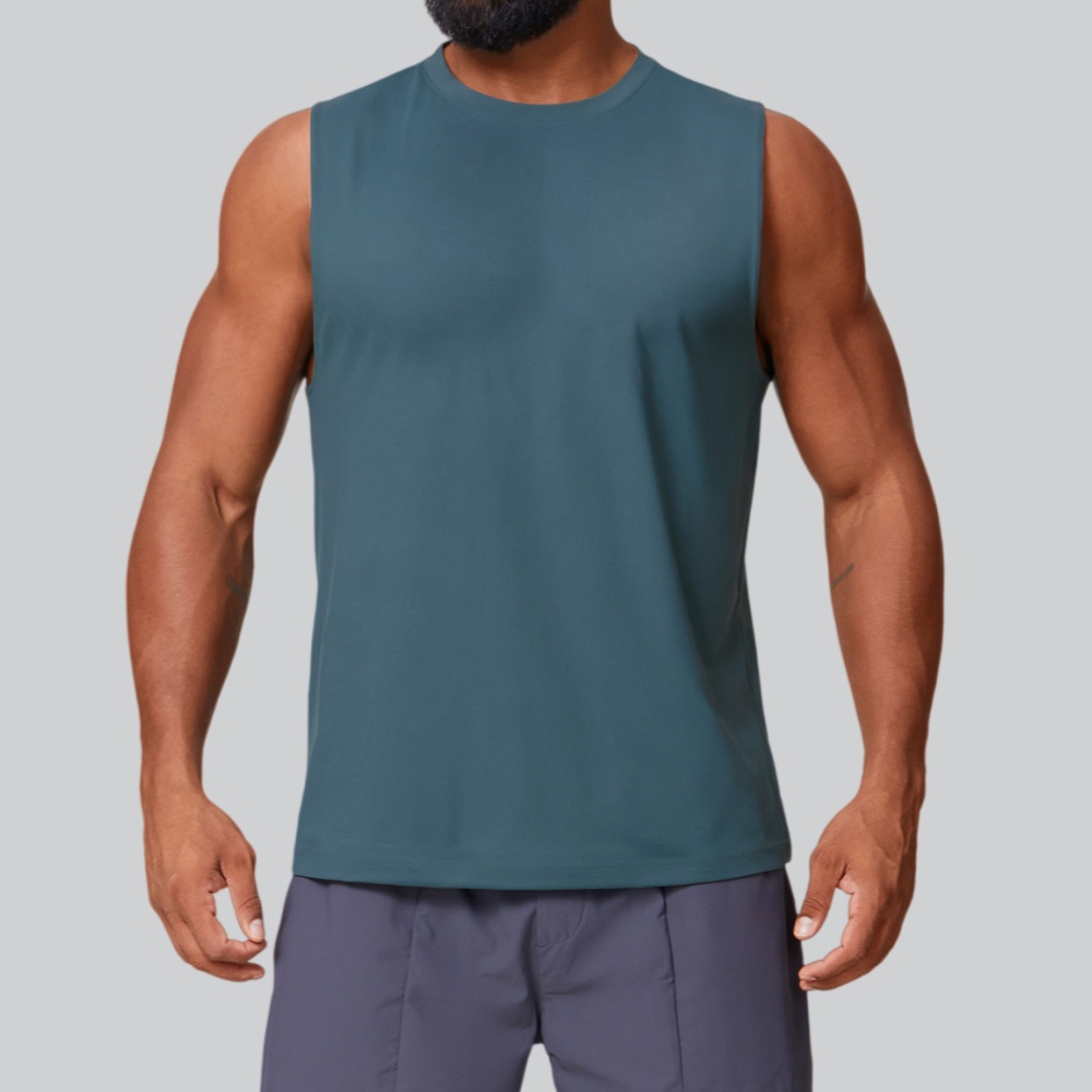 Men's Fitness Tank Tops Summer - Sports Equipment Logo avis et prix