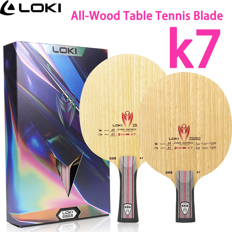 LOKI 7Ply Pure Wood Ping Pong  - Table Tennis Paddle avis et prix