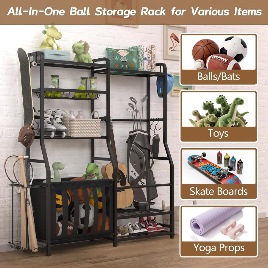 Garage Sports Equipment Organi - Sports Equipment Rack avis et prix