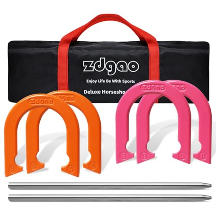 Backyard and beach outdoor gam - Horseshoe Game Set avis et prix
