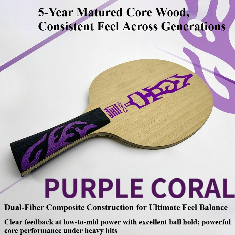 Meteor Purple Coral Table Tenn - Table Tennis Paddle avis et prix
