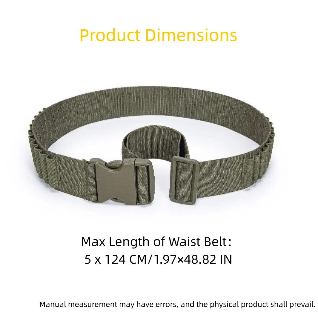 50-Round 5.56 Bullet Belt Tact - Sports Equipment Game avis et prix