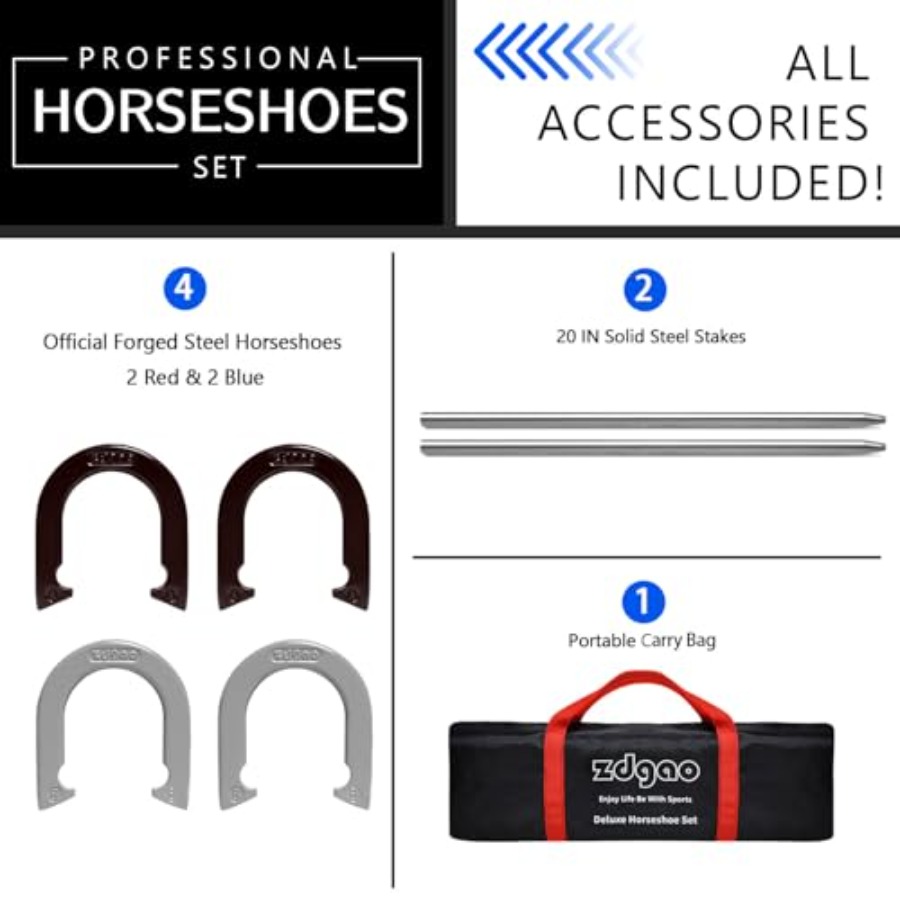 Horseshoes Outside Game Set-Po - Horseshoe Game Set avis et prix