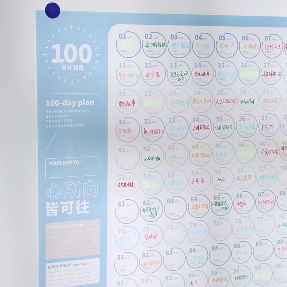 To Do List 100 Day Plan Sheet  - Sports Equipment List avis et prix