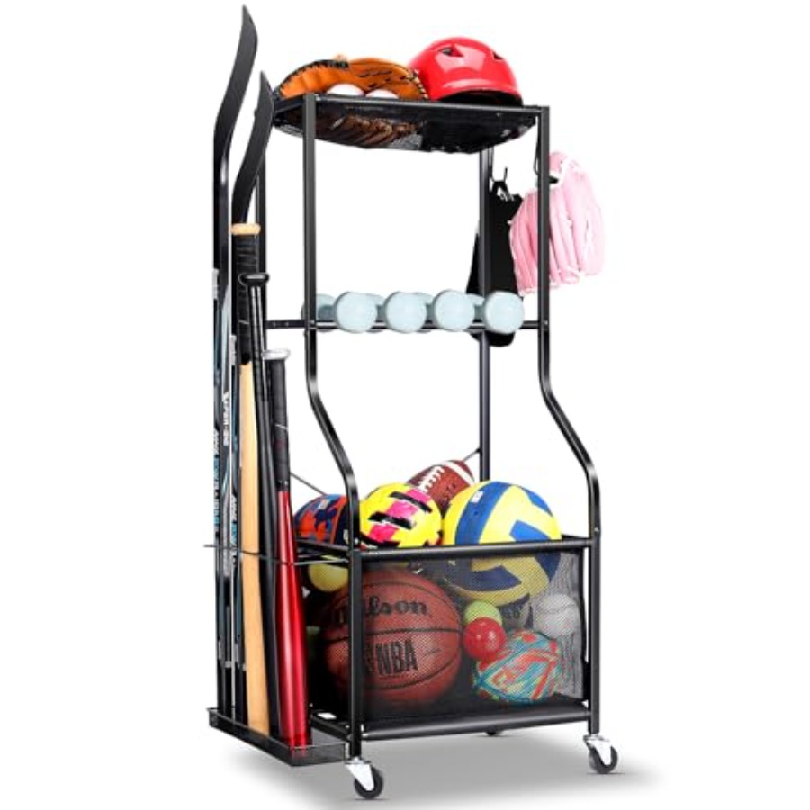 Sports Equipment Garage Organi - Sports Equipment Rack avis et prix