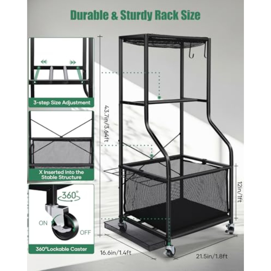 Sports Equipment Garage Organi - Sports Equipment Rack avis et prix